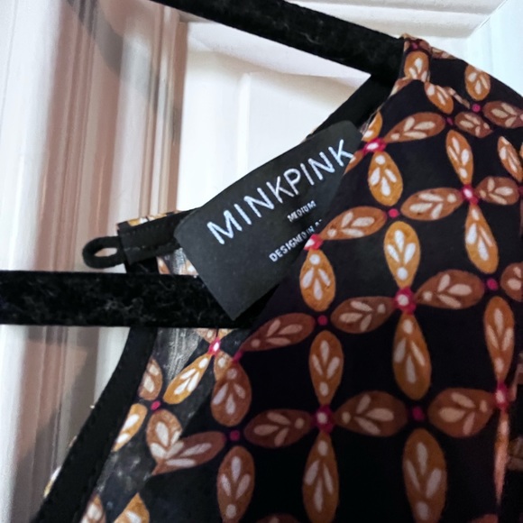 MinkPink black maxi dress with slit - Picture 5 of 6